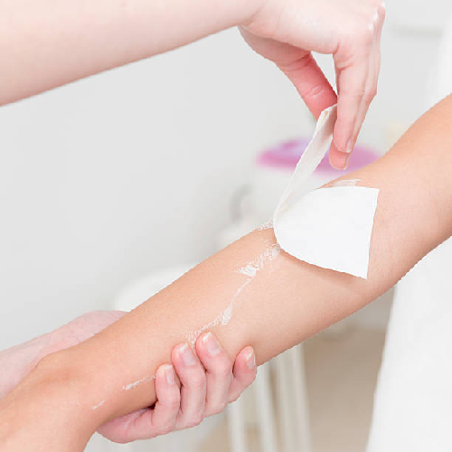 Professional waxing treatment for smooth skin