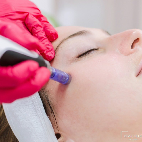 Medical-grade facial and HydraFacial treatment.